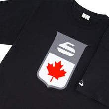 Load image into Gallery viewer, Curling Canada Black T-Shirt