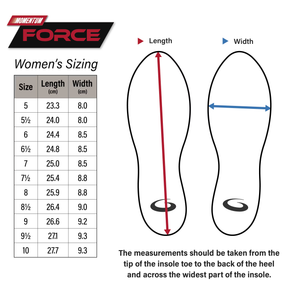Women's Goldline Momentum Force Curling Shoes