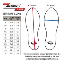 Load image into Gallery viewer, Women&#39;s Goldline Momentum Rush Gen 2 Curling Shoes