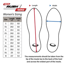 Load image into Gallery viewer, Women&#39;s Goldline Momentum Rush Gen 2 Curling Shoes