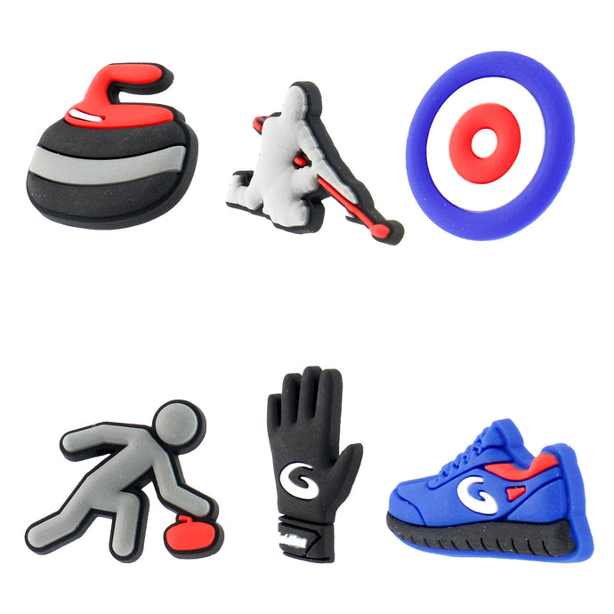 Curling Shoe Charms